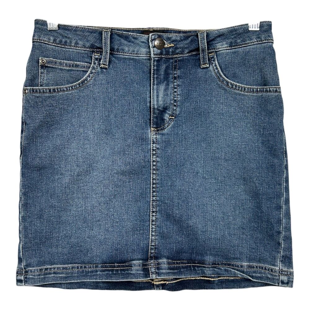 Lee Denim Mini Skort Sz 6 Blue